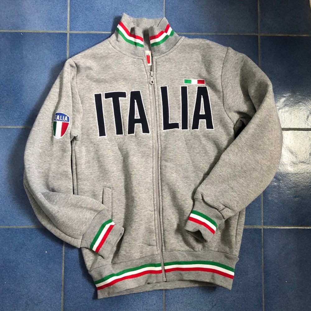 ITALIA Soccer Sweatshirt Jacket